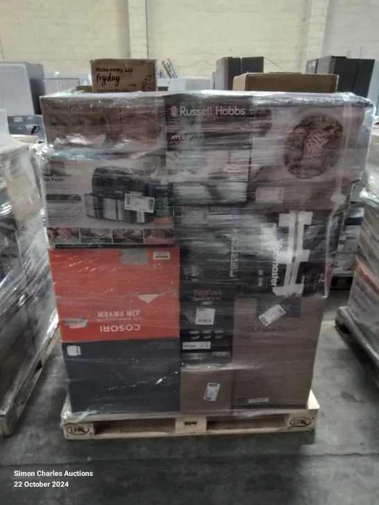 PALLET OF APPROXIMATELY 31 UNPROCESSED RAW RETURN HOUSEHOLD AND ELECTRICAL GOODS TO INCLUDE;