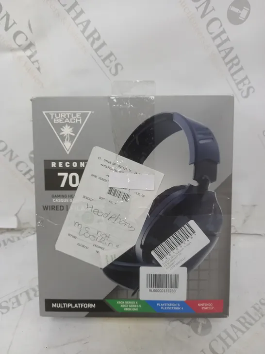 SET OF 2 TURTLE BEACH RECON 70 HEADSET - MULTIPLATFORM