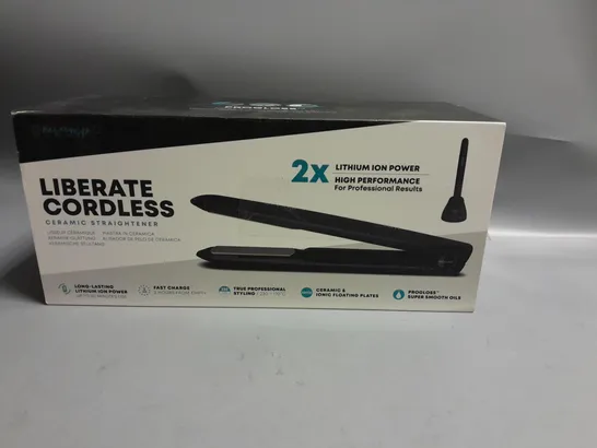 BOXED REVAMP LIBERATE CORDLESS PROFESSIONAL CERAMIC STRAIGHTENERS