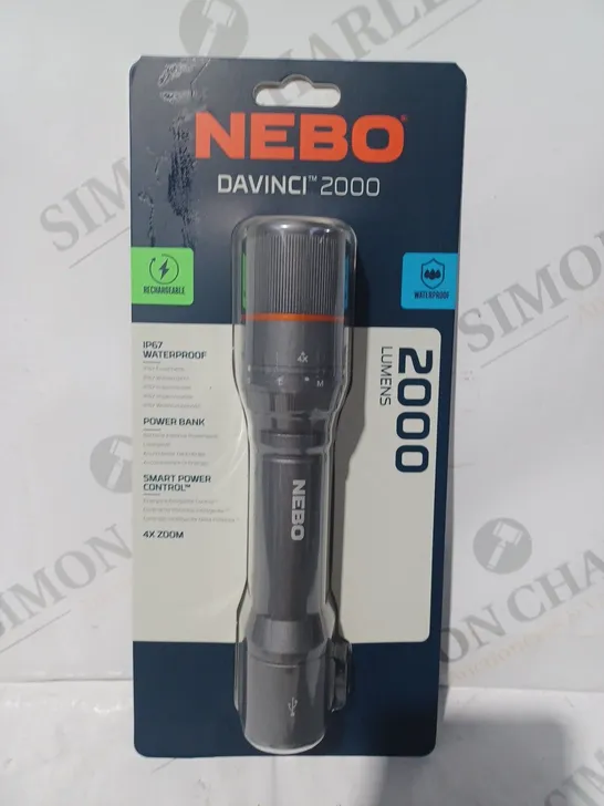 NEBO DAVINCI 2000 TORCH IN GREY