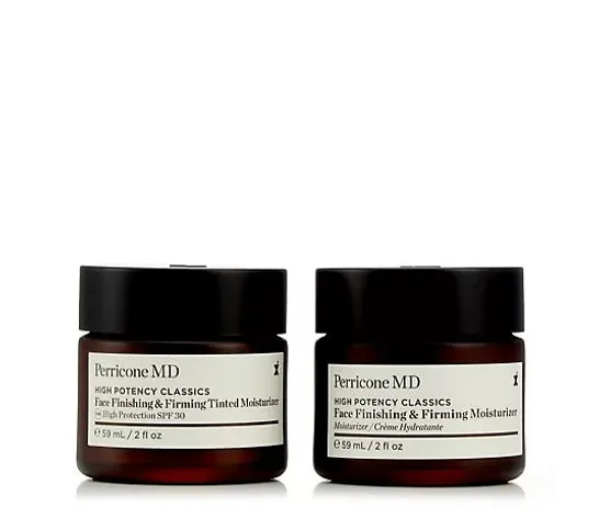 PERRICONE HIGH POTENCY CLASSICS TINTED FACE FINISHING MOISTURISING DUO