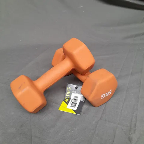 ACTIVE 5KG DUMBELLS