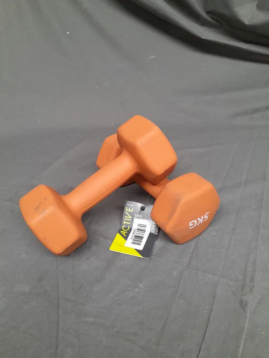 ACTIVE 5KG DUMBELLS