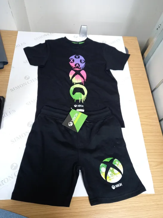 XBOX LOGO T-SHIRT AND SHORTS SIZE UNSPECIFIED