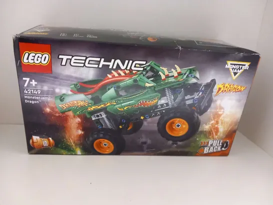 BOXED LEGO TECHNIC MONSTER JAM DRAGON 42149