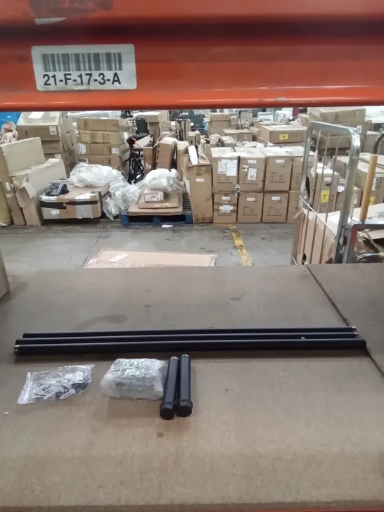 BOXED STAIRS HANDRAIL - BLACK 