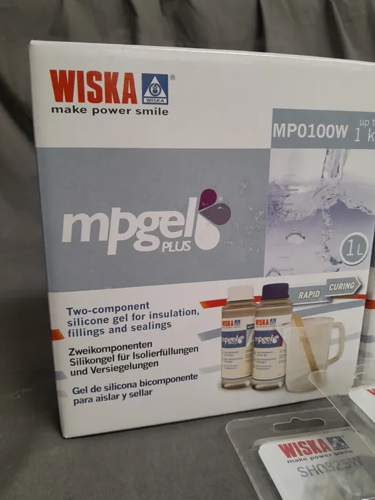 LOT OF 9 ASSORTED WISKA SILICON GEL ITEMS INCLUDES MPGEL PLUS PACKS, SH0325W JOINT KITS AND E-SPRING 20 COMBI SPRINGS