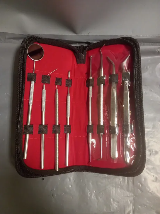 INSTRUMENT ENGLAND HYGIENIC 8 PIECE DENTAL KIT 