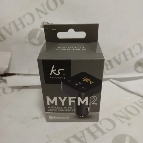 10 X KITSOUND MYFM2 WIRELESS TO FM AUDIO CONVERTORS, MIXED BOXED AND LOOSE