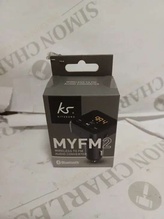 10 X KITSOUND MYFM2 WIRELESS TO FM AUDIO CONVERTORS, MIXED BOXED AND LOOSE