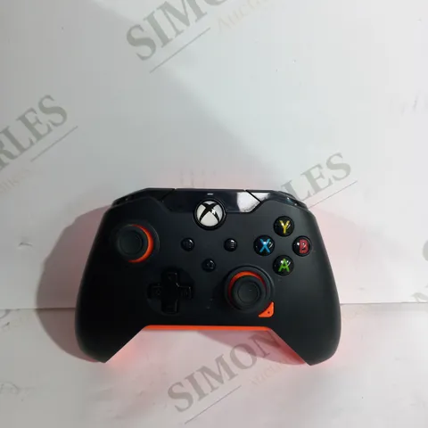 PDP ATOMIC BLACK & ORANGE  WIRED XBOX CONTROLLER