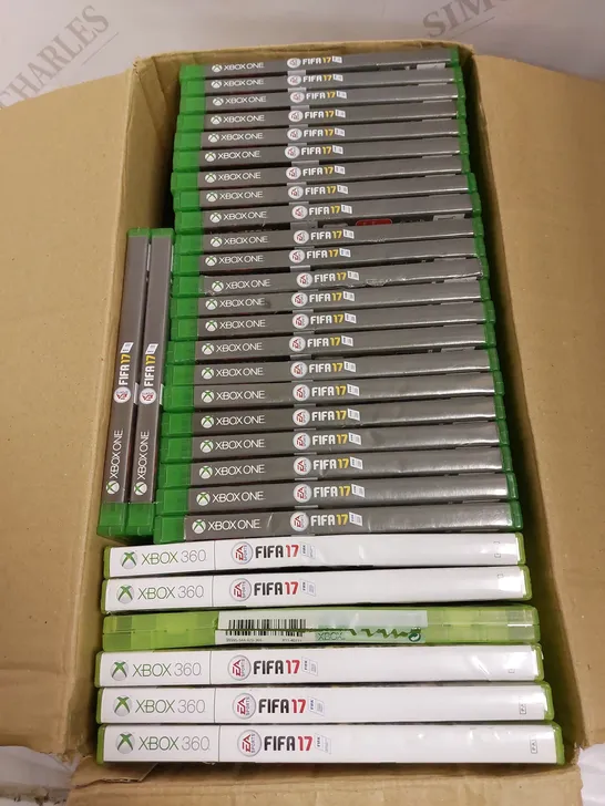 LOT OF 30 FIFA 17 XBOX GAMES