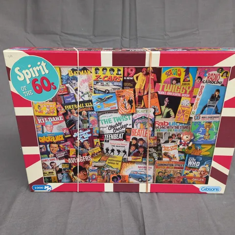 BOXED GIBSON SPIRIT OF THE 60'S JIGSAW PUZZLE