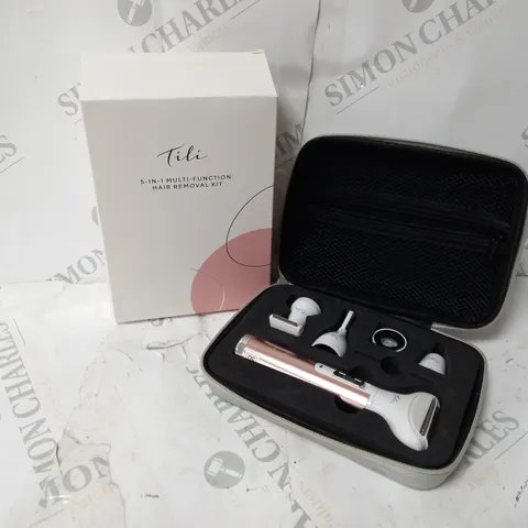 BOXED TILI 5 IN 1 MULTI FUNCTIONAL HAIR REMOVAL KIT 