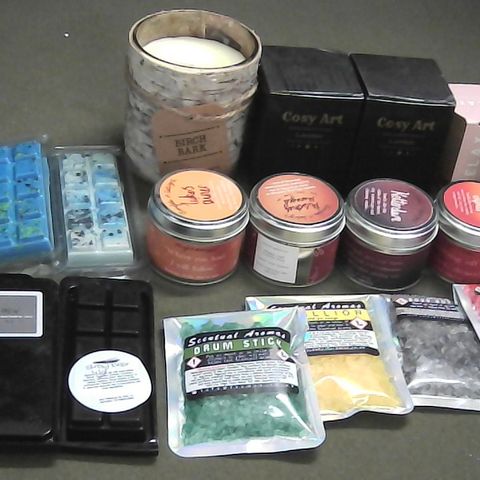 LOT OF 20 ASSORTED FRAGRANCE ITEMS INCLUDES CANDLES, MELTS AND GRANULES
