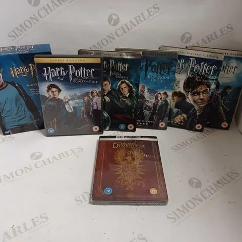 COMPLETE HARRY POTTER FILM SERIES AND FANTASTIC BEASTS - THE SECRETS OF DUMBLEDORE DVD