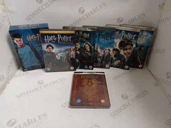 COMPLETE HARRY POTTER FILM SERIES AND FANTASTIC BEASTS - THE SECRETS OF DUMBLEDORE DVD