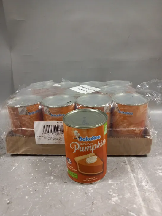 BAKEROO TINNED PUMPKIN PUREE 11X425G