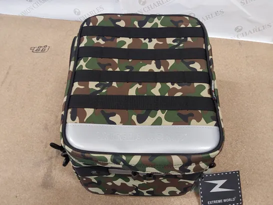 BOXED BRAND NEW EXTREME WORLD MOTORCYCLE BAG - CAMOUFLAGE (1 BOX)