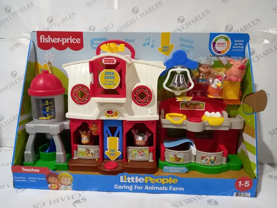 BOXED FISHER-PRICE LITTLE PEOPLE CARING ANIMALS FARM