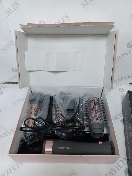 BOXED OPTI-BEAUTY HOT AIR-STYLER WITH ACCESSORIES 