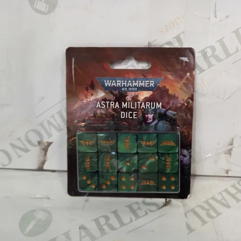 WARHAMMER 40K ASTRA MILITARUM DICE