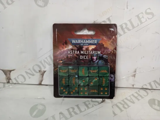 WARHAMMER 40K ASTRA MILITARUM DICE