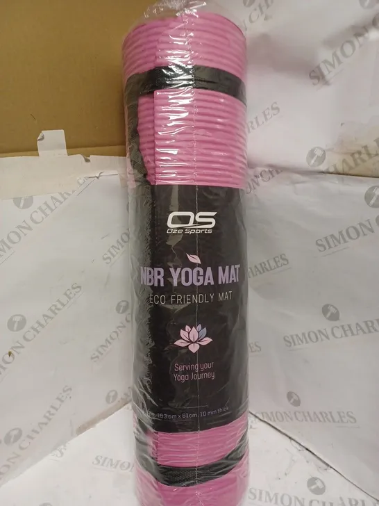 PACKAGED AND SEALED OZE SPORTS NBR YOGA MAT.