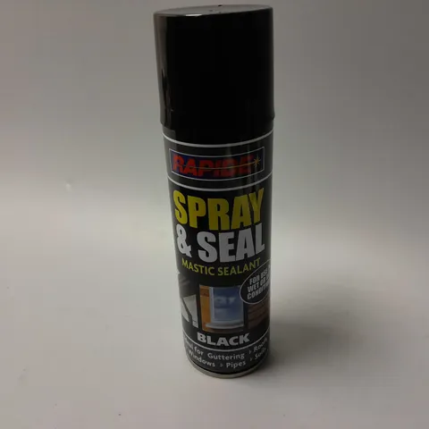 APPROXIMATELY 24 RAPIDE SPRAY & SEAL MASTIC SEALANT IN BLACK (24 x 300ml) - COLLECTION ONLY
