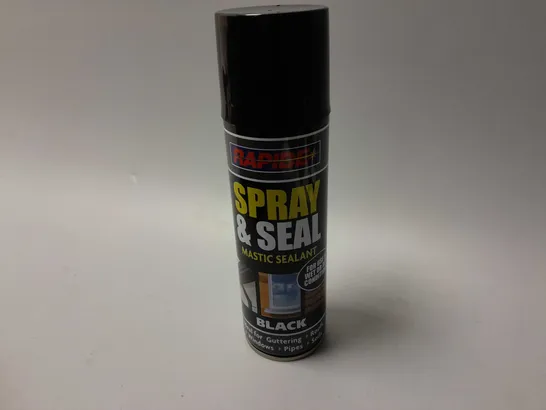 APPROXIMATELY 24 RAPIDE SPRAY & SEAL MASTIC SEALANT IN BLACK (24 x 300ml) - COLLECTION ONLY
