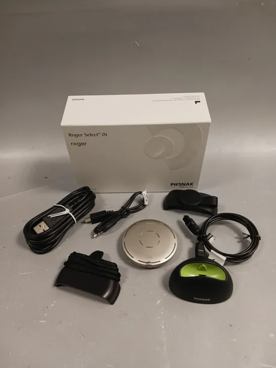 BOXED PHONAK ROGER SELECT BLUETOOTH MICROPHONE FOR HEARING AIDS