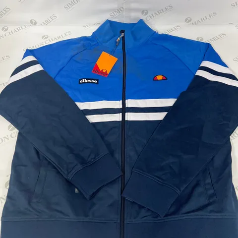 ELLESSE RIMINI TRACK TOP IN BLUE SIZE 3XL