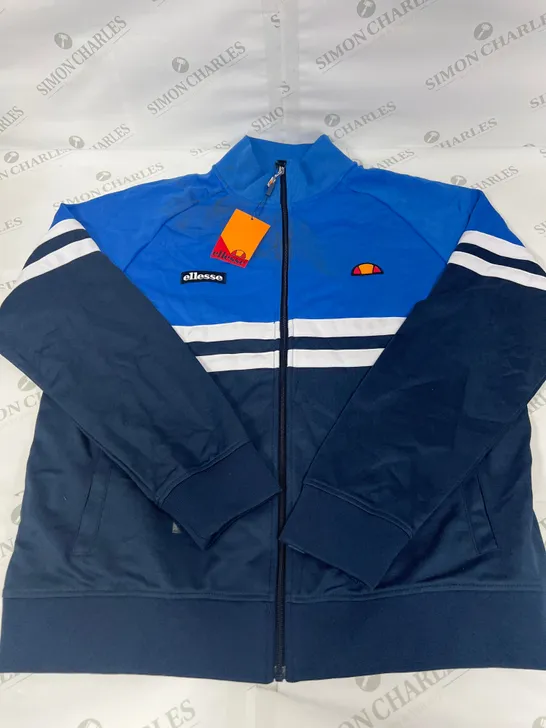 ELLESSE RIMINI TRACK TOP IN BLUE SIZE 3XL