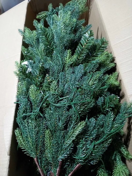 BOXED 6FT PRE LIT UPSWEPT TREE - COLLECTION ONLY RRP £149.99