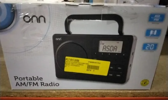 PORTABLE AM/FM RADIO 