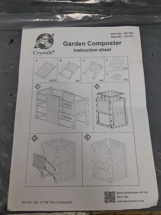 CRYSTALS GARDEN COMPOSTER