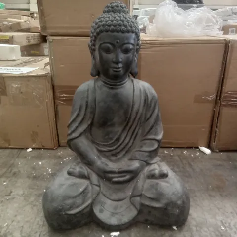 BOXED LARGE SITTING BUDHA FIGURE