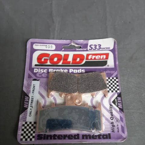 GOLD FREN DIC BRAKE PADS 