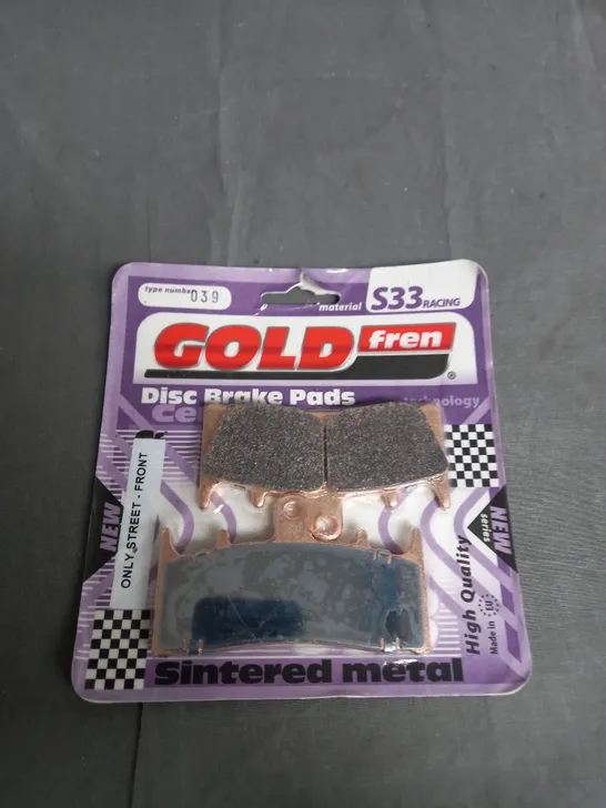 GOLD FREN DIC BRAKE PADS 