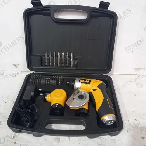 WOLF MULTI HEAD CORDLESS 3.6V LITHIUM ION SCREWDRIVER