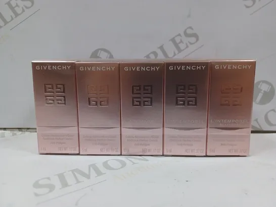 BOX OF APPROX 10 SEALED GIVENCHY L'INTEMPOREL BLOSSOM RADIANCE REVIVER CREAM ANTI-FATIGUE 5ML