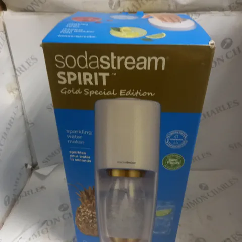 BOXED SODA STREAM SPIRIT GOLD SPECIAL EDITION