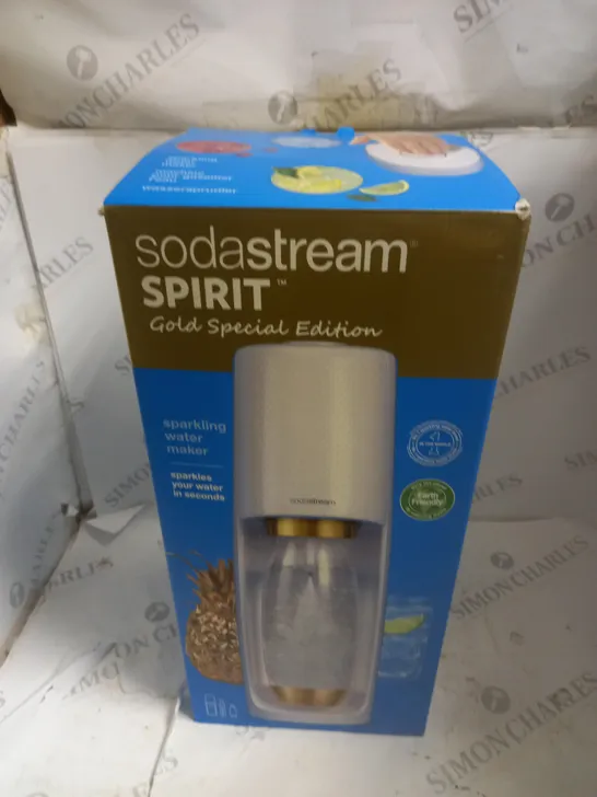 BOXED SODA STREAM SPIRIT GOLD SPECIAL EDITION