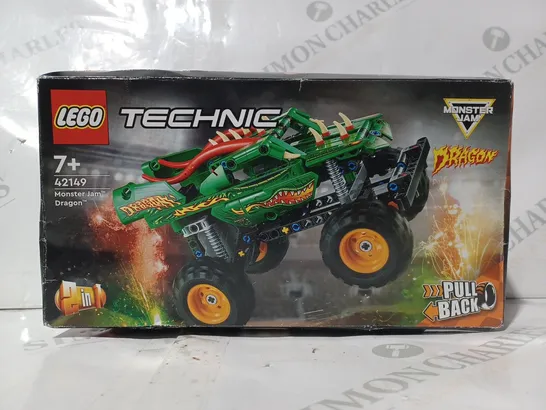 BOXED LEGO TECHNIC 42149 MONSTER JAM DRAGON 2-IN-1 SET