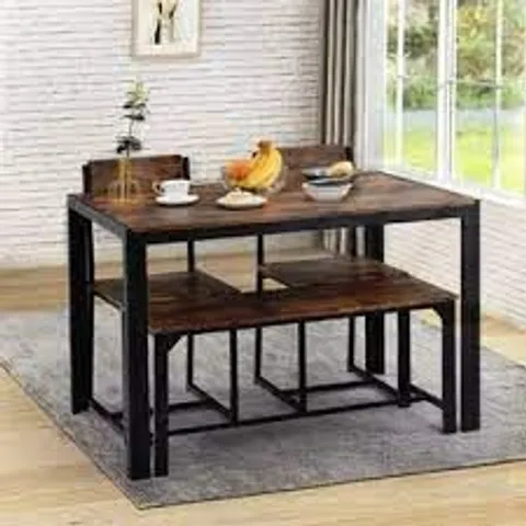 BOXED DESIGNER PONTI 4 PERSON DINING TABLE