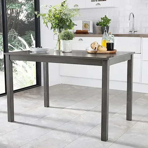 BOXED DESIGNER MILTON DINING TABLE 120cm GREY