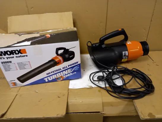 WORX WG518E AIR TURBINE CORDED LEAF BLOWER