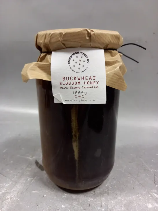 SEALED EDINBURGH HONEY CO BUCKWHEAT BLOSSOM HONEY - 1KG - COLLECTION ONLY 