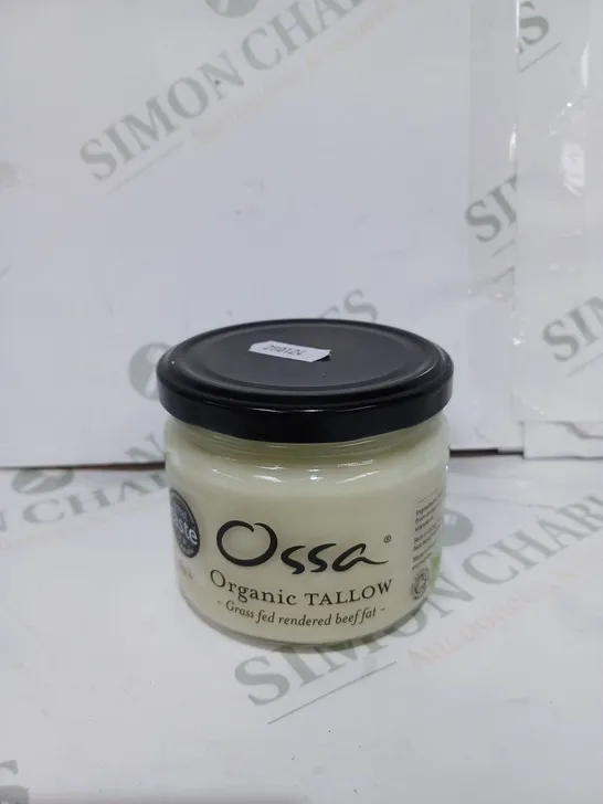 BOX TO CONTAIN 6 X 265G POTS OF OSSA ORGANIC TALLOW GRASS FED RENDERED BEEF FAT - COLLECTION ONLY