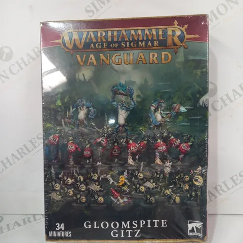 WARHAMMER AGE OF SIGMAR VANGUARD GLOOMSPITE GITZ BOX OF 34 MINIATURES